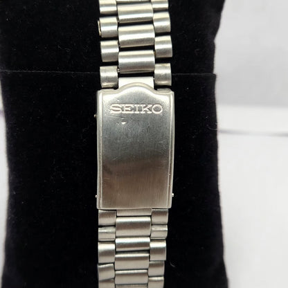 Vintage 1971 Original Seiko 5 Automatic 6119-8000 Black face 21 Jewels Day-Date Japanese Men's Wrist Watch OG208