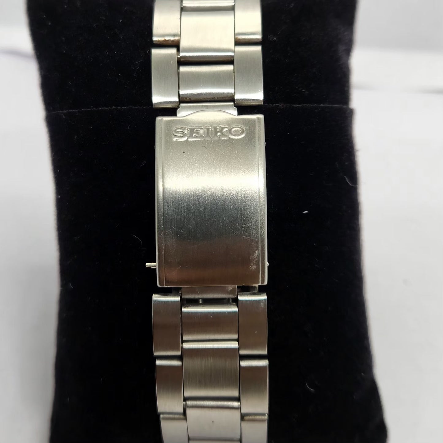 Vintage 1980 Original Seiko 5 Automatic 7S26 Blue face 21 Jewels Day-Date Japanese Men's Wrist Watch OG209