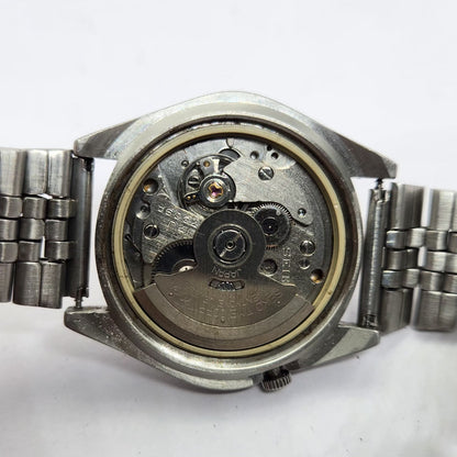 Vintage 1976 Original Seiko 5 Automatic 7009-8040 Gold face 17 Jewels Day-Date Japanese Men's Wrist Watch OG213