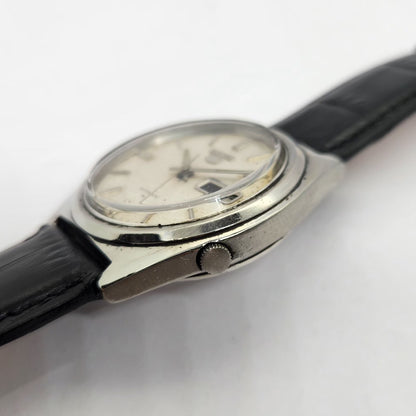 Vintage 1984 Original Seiko 5 Automatic 7009-8750 Silver Face 17 Jewels Day-Date Japanese Men's Wrist Watch OG221