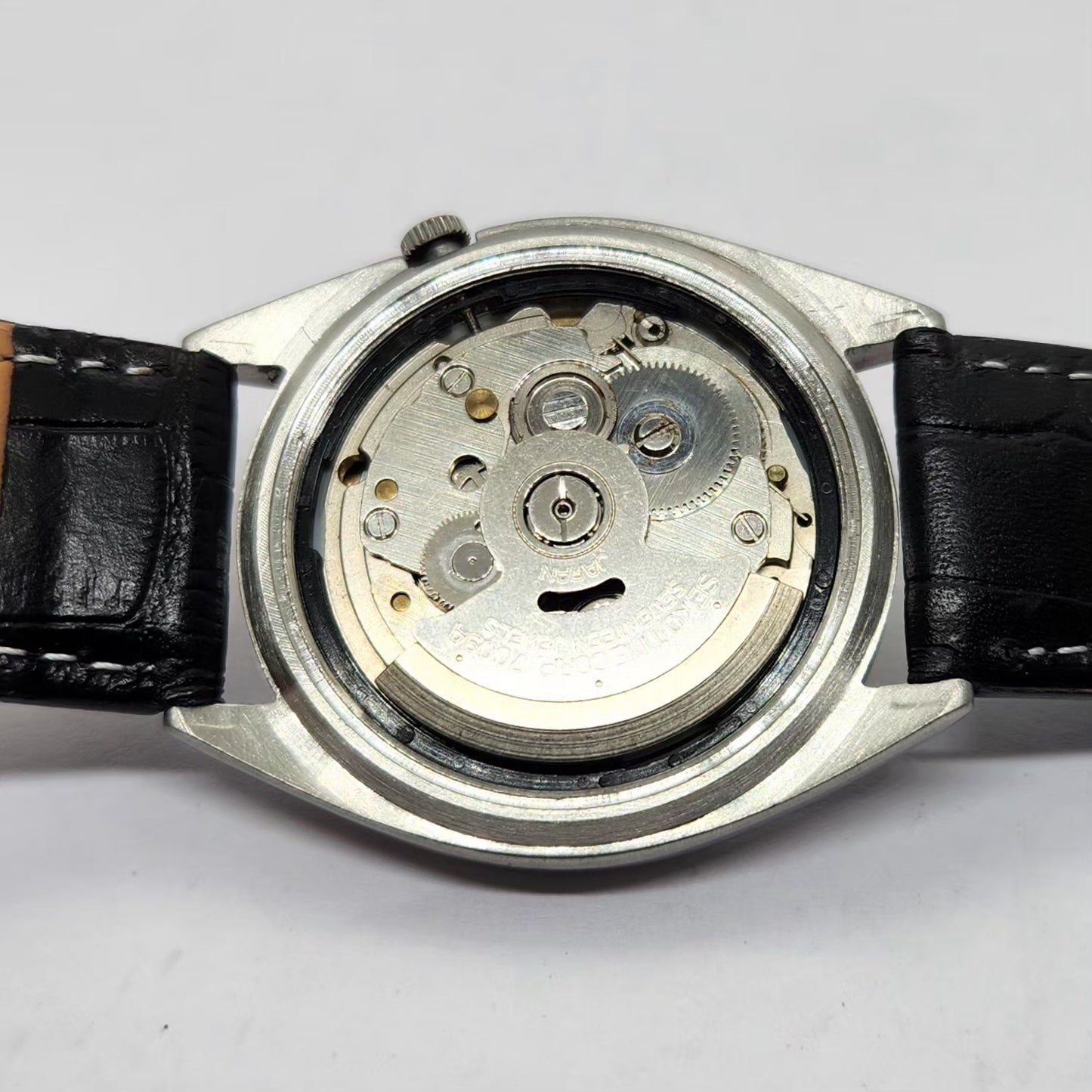 Vintage 1976 Original Seiko 5 Automatic 7009-3040 Grey Face 17 Jewels Day-Date Japanese Men's Wrist Watch OG222