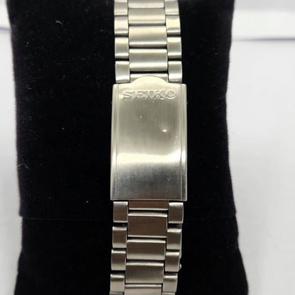 Vintage 1981 Original Seiko 5 Automatic 7S26 Black Face 17 Jewels Day-Date Japanese Men's Wrist Watch OG220