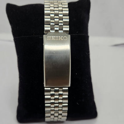 Vintage 1981 Original Seiko 5 Automatic 7S26-0290 Black face 21 Jewels Day-Date Japanese Men's Wrist Watch OG215