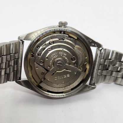 Vintage 1977 Original Seiko 5 Automatic 6309-6240 Black face 17 Jewels Day-Date Japanese Men's Wrist Watch OG222