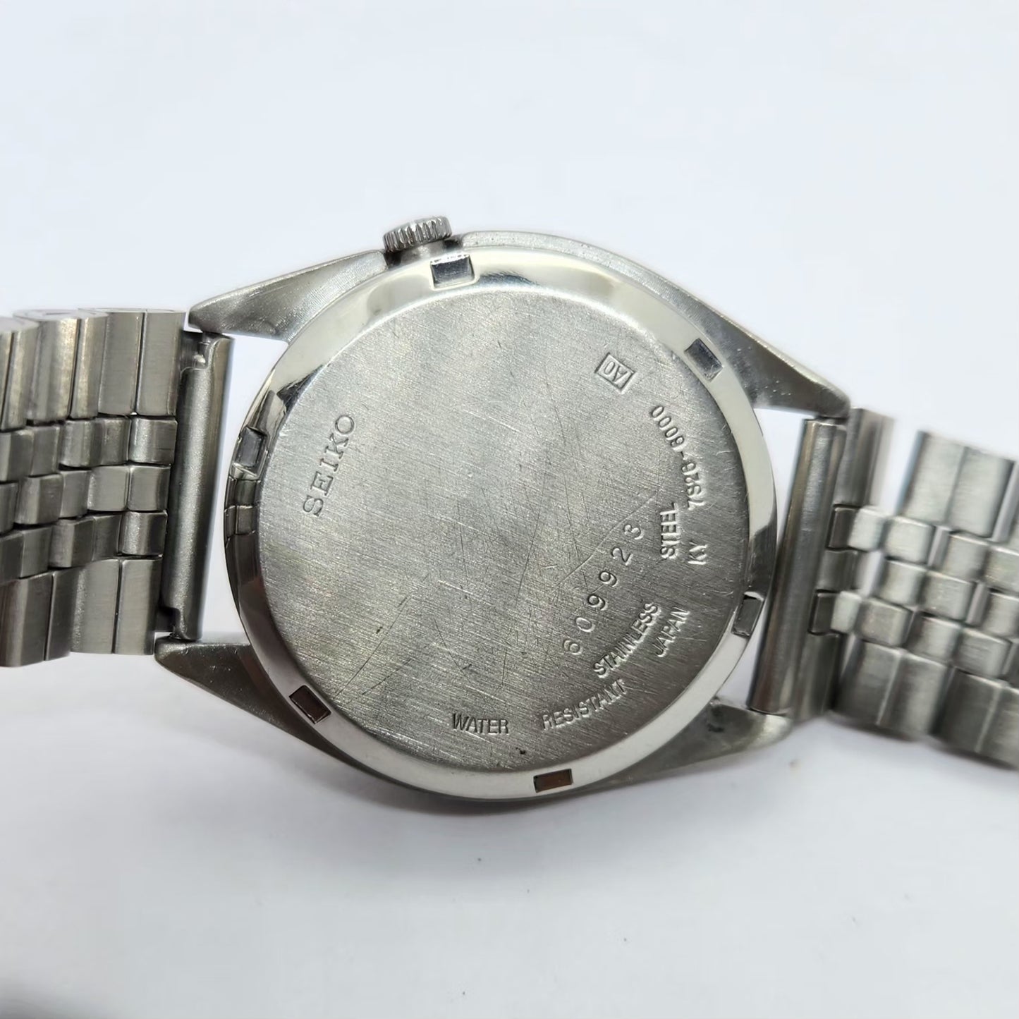 Vintage 1996 Original Seiko 5 Automatic 7s26-6000 Gold face 21 Jewels Day-Date Japanese Men's Wrist Watch OG223