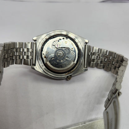 Vintage 1981 Original Seiko 5 Automatic 7s26-3040 Black face 21 Jewels Day-Date Japanese Men's Wrist Watch OG224