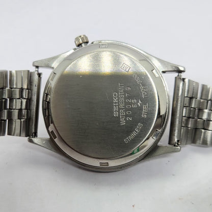 Vintage 1981 Original Seiko 5 Automatic 7009-3100 Gold face 17 Jewels Day-Date Japanese Men's Wrist Watch OG225