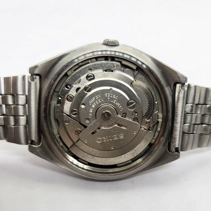 Vintage 1984 Original Seiko 5 Automatic 6309-8930 Black face 17 Jewels Day-Date Japanese Men's Wrist Watch OG227