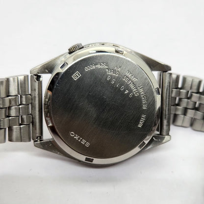 Vintage 1999 Original Seiko 5 Automatic 7s26-8000 Black face 21 Jewels Day-Date Japanese Men's Wrist Watch OG228