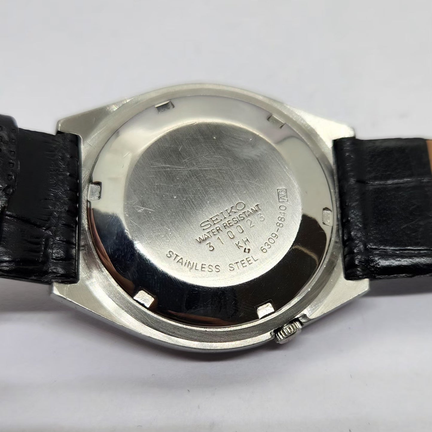 Vintage 1983 Original Seiko 5 Automatic 6309-8840 Blue face 17 Jewels Day-Date Japanese Men's Wrist Watch OG232