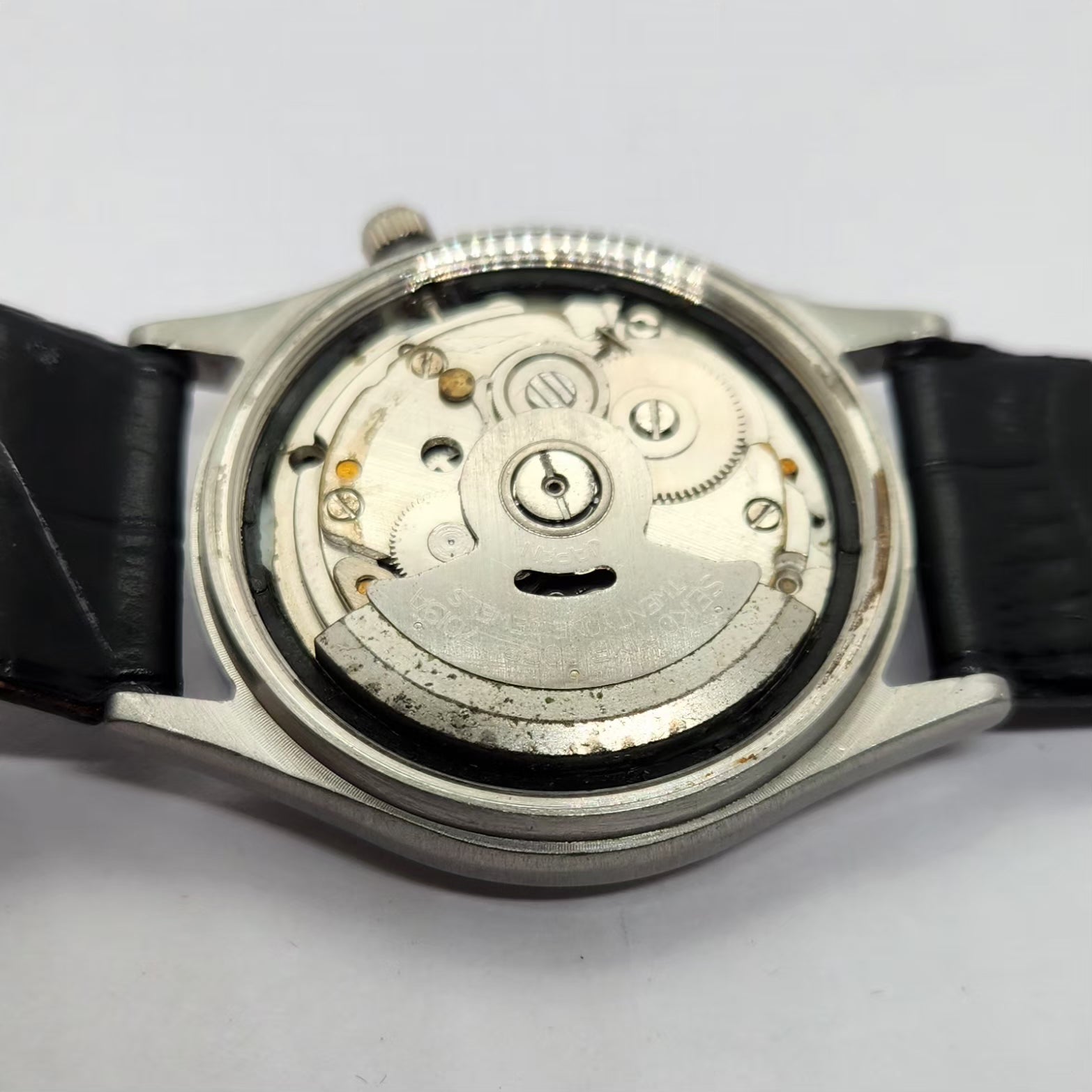 Vintage 1981 Original Seiko 5 Automatic 7009-3101 Silver face 17 Jewels Day-Date Japanese Men's Wrist Watch OG233