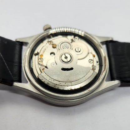 Vintage 1981 Original Seiko 5 Automatic 7009-3101 Silver face 17 Jewels Day-Date Japanese Men's Wrist Watch OG233