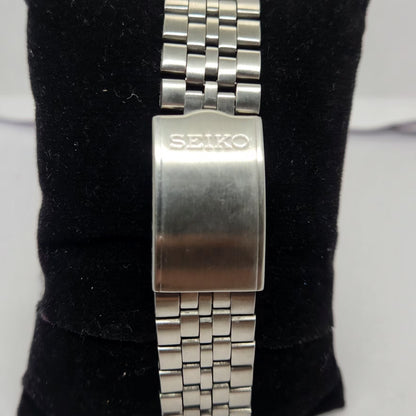 Vintage 1985 Original Seiko 5 Automatic 7009-6001 Black face 17 Jewels Day-Date Japanese Men's Wrist Watch OG237