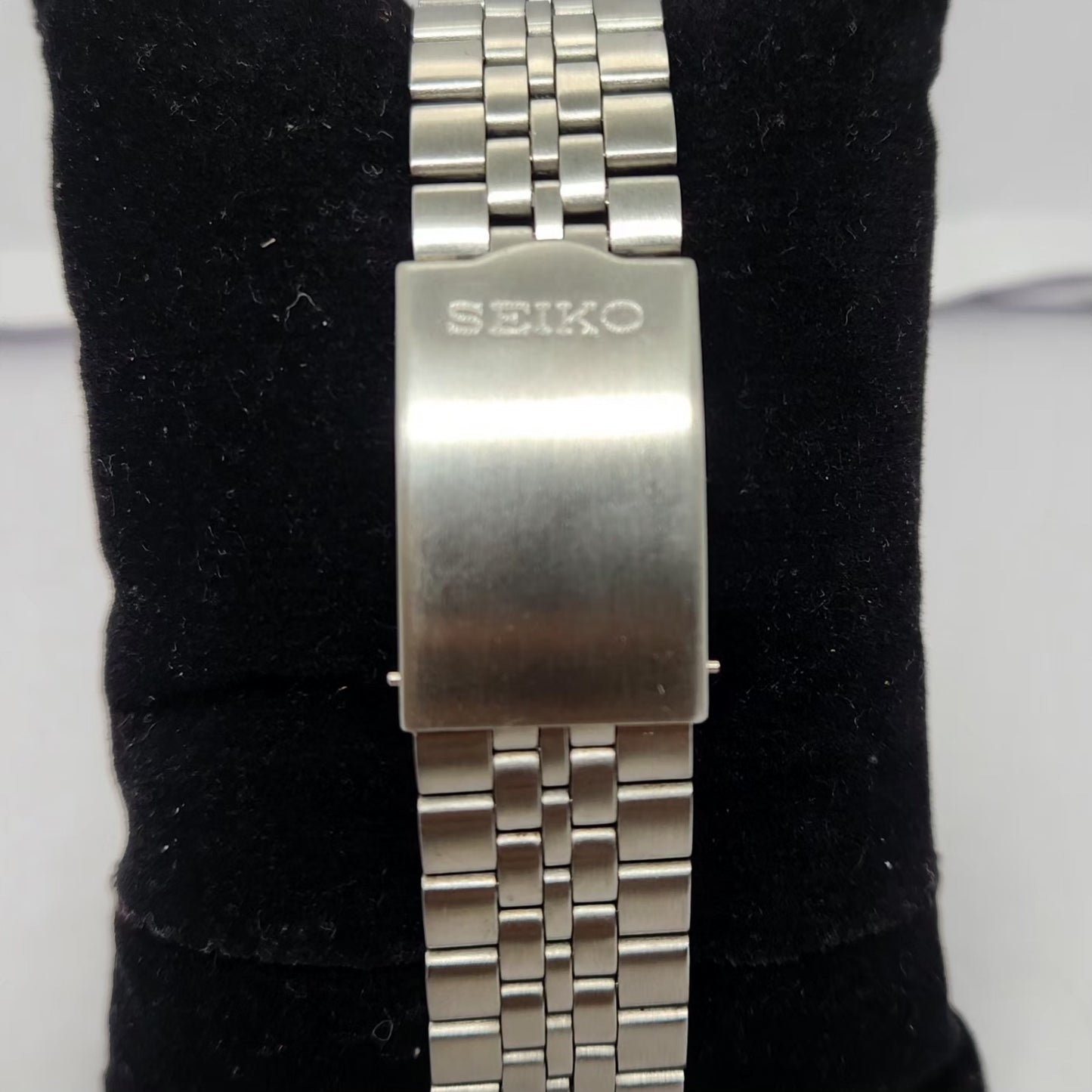 Vintage 1985 Original Seiko 5 Automatic 6309-523A Black face 17 Jewels Day-Date Japanese Men's Wrist Watch OG238