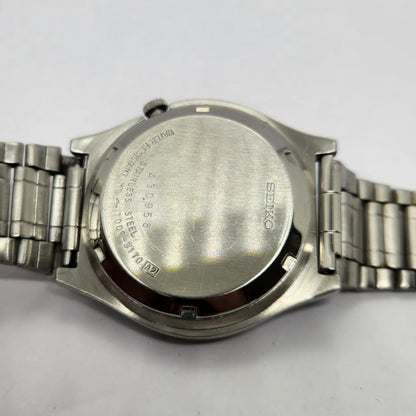 Vintage 1984 Original Seiko 5 Automatic 7009-3170 Black face 17 Jewels Day-Date Japanese Men's Wrist Watch OG239