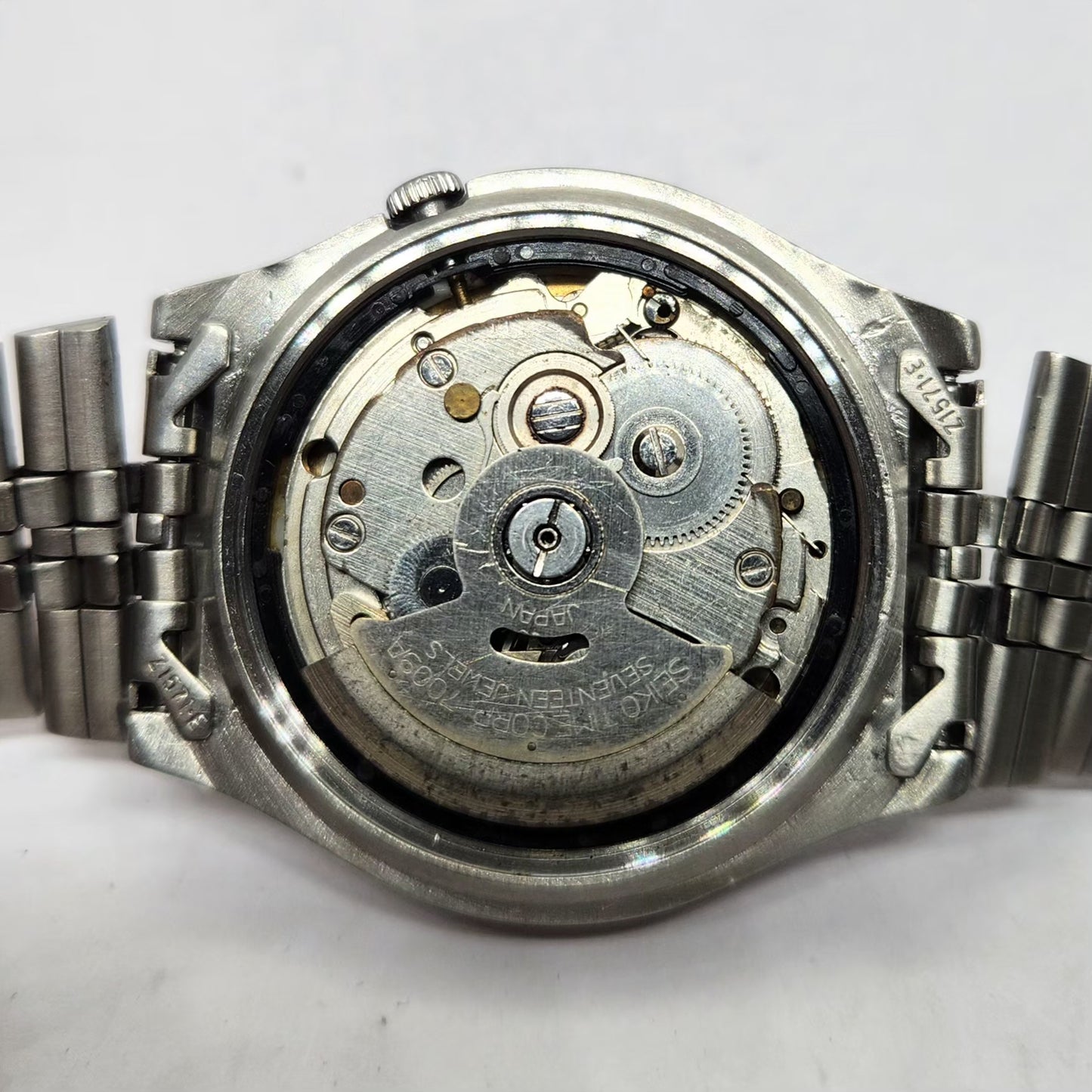 Vintage 1982 Original Seiko 5 Automatic 7009-3171 Black face 17 Jewels Day-Date Japanese Men's Wrist Watch OG241