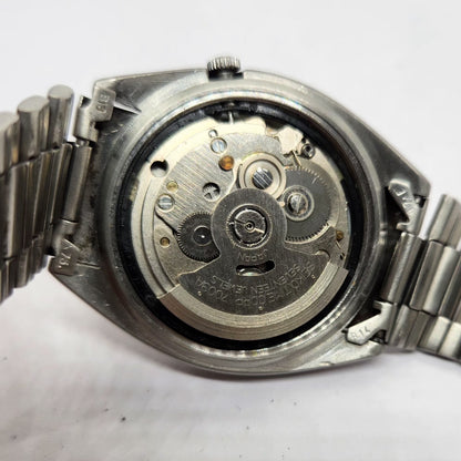 Vintage 1982 Original Seiko 5 Automatic 7009-3071 Blue face 17 Jewels Day-Date Japanese Men's Wrist Watch OG243