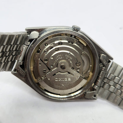 Vintage 1983 Original Seiko 5 Automatic 6309-8900 Black face 17 Jewels Day-Date Japanese Men's Wrist Watch OG249