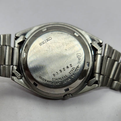 Vintage 1999 Original Seiko 5 Automatic 7S26-3040 Gold face 21 Jewels Day-Date Japanese Men's Wrist Watch OG253
