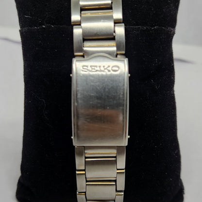 Vintage 1980 Original Seiko 5 Automatic 7S26 Gold face 21 Jewels Day-Date Japanese Men's Wrist Watch OG256
