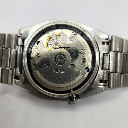 Vintage 1975 Original Seiko 5 Automatic 7019-5170 Black face 21 Jewels Day-Date Japanese Men's Wrist Watch OG257
