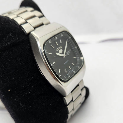 Vintage 1983 Original Seiko 5 Automatic 6309-5820 Black face 17 Jewels Day-Date Japanese Men's Wrist Watch OG258