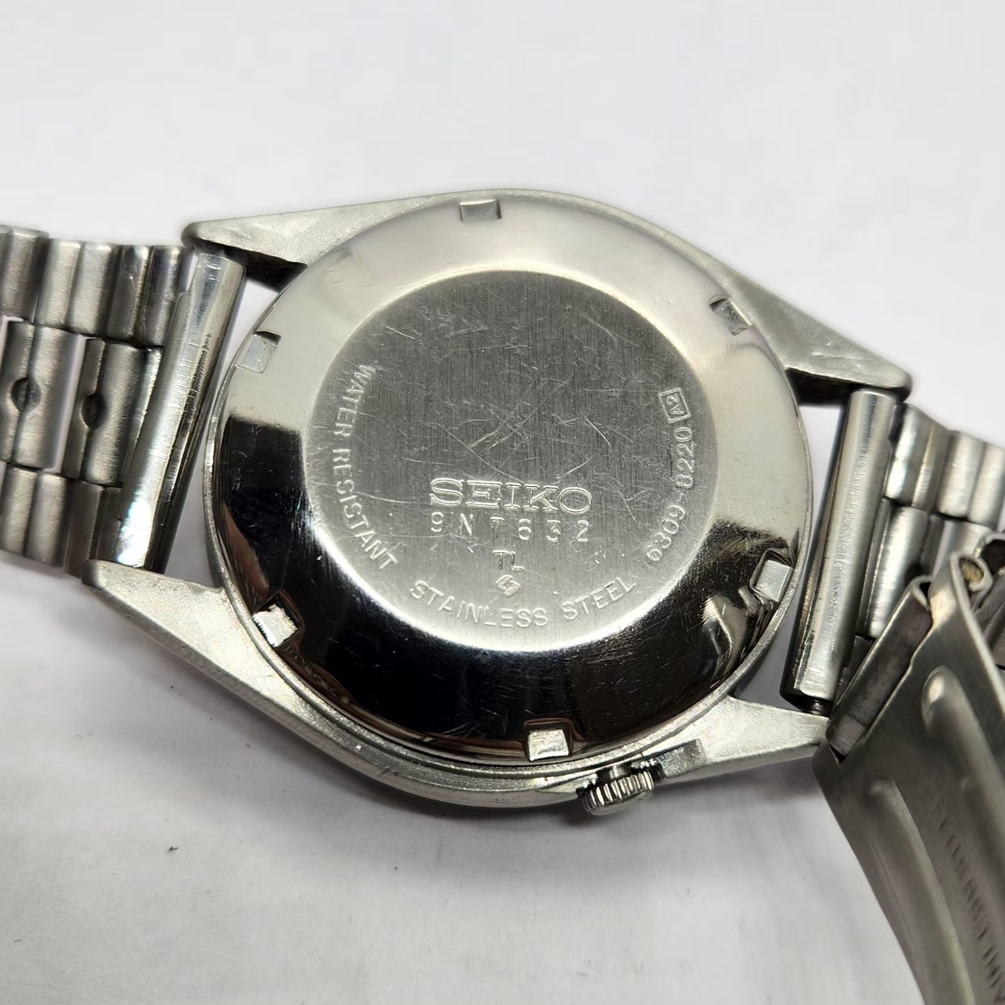 Vintage 1979 Original Seiko 5 Automatic 6309-8220 Black face 17 Jewels Day-Date Japanese Men's Wrist Watch OG263