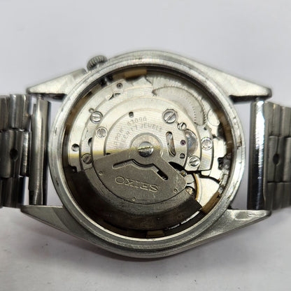 Vintage 1979 Original Seiko 5 Automatic 6309-8220 Black face 17 Jewels Day-Date Japanese Men's Wrist Watch OG263