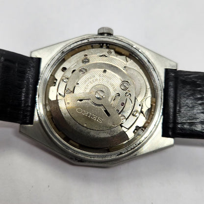Vintage 1984 Original Seiko 5 Automatic 6309-8820 Black face 17 Jewels Day-Date Japanese Men's Wrist Watch OG264