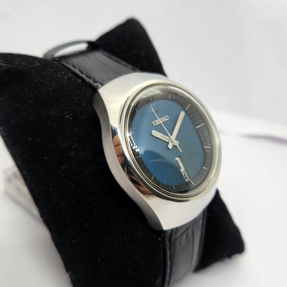 Vintage 1985 Original Seiko 5 Automatic 6309-8840 Blue face 17 Jewels Day-Date Japanese Men's Wrist Watch OG265