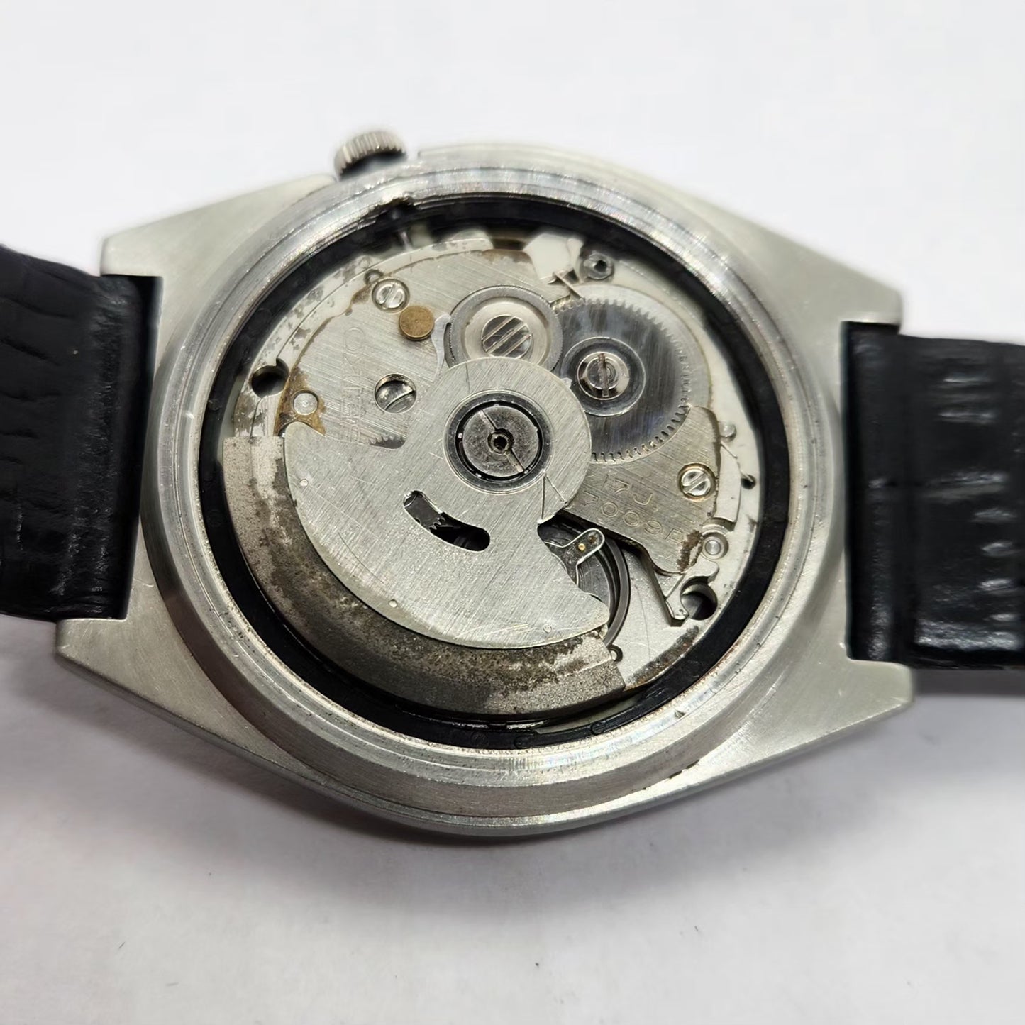 Vintage 1982 Original Seiko 5 Automatic 7009-3101 Black face 17 Jewels Day-Date Japanese Men's Wrist Watch OG267