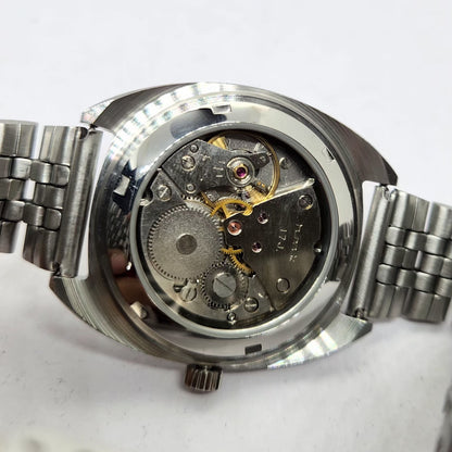 Vintage MOD HMT Kohinoor Hand Winding 17 Jewels White Face Jubilee Bracelet Men's Wrist Watch G22