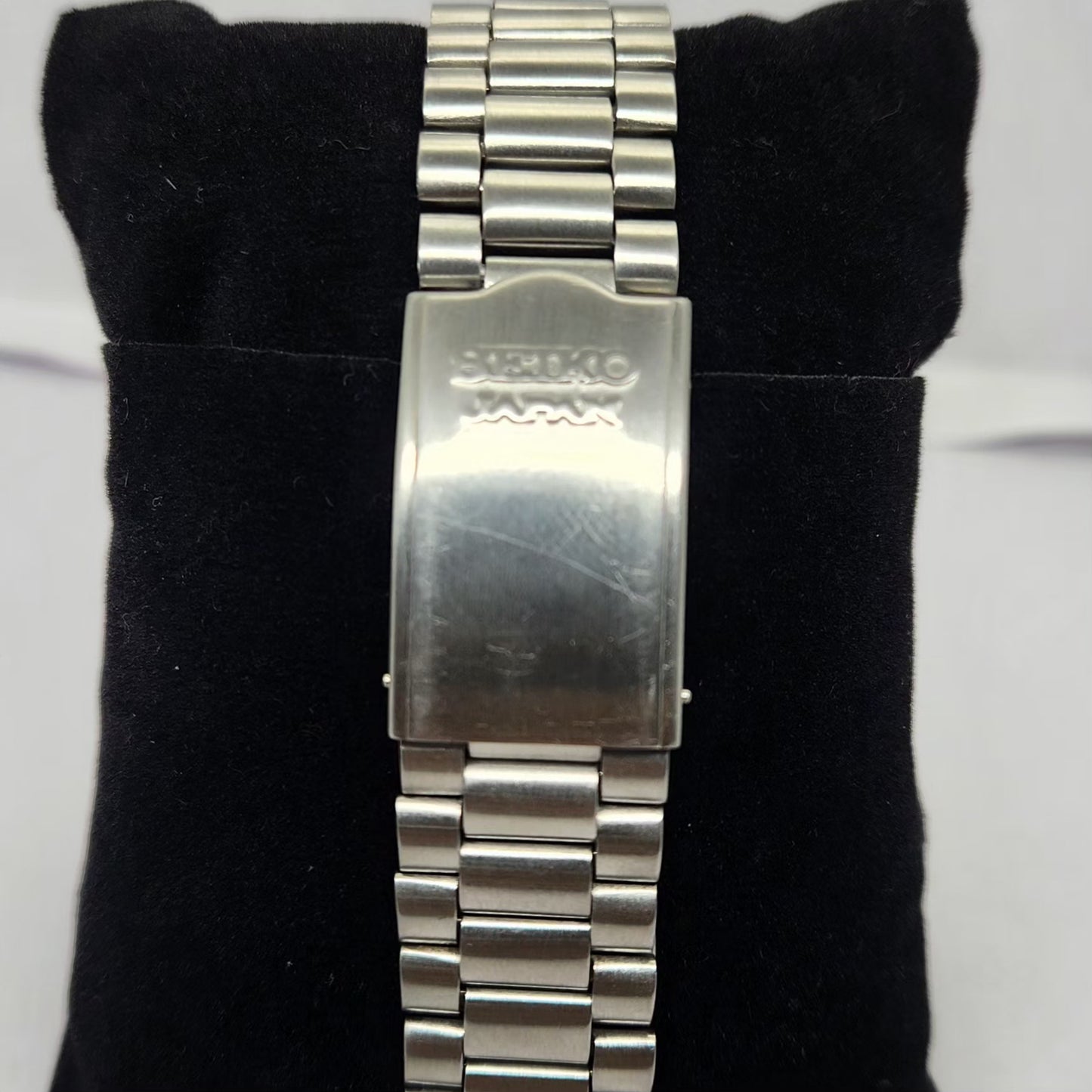 Vintage 1985 Original Seiko 5 Automatic 6319-608A White face 21 Jewels Day-Date Japanese Men's Wrist Watch OG269