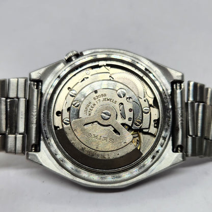 Vintage 1982 Original Seiko 5 Automatic 6309-720E Black face 17 Jewels Day-Date Japanese Men's Wrist Watch OG277