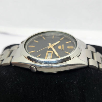 Vintage 1976 Original Seiko 5 Automatic 7009-3040 Black face 17 Jewels Day-Date Japanese Men's Wrist Watch OG280