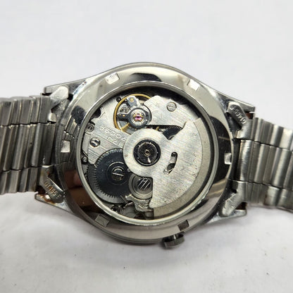 Vintage 1980 Original Seiko 5 Automatic 7009 Black face 17 Jewels Day-Date Japanese Men's Wrist Watch OG281