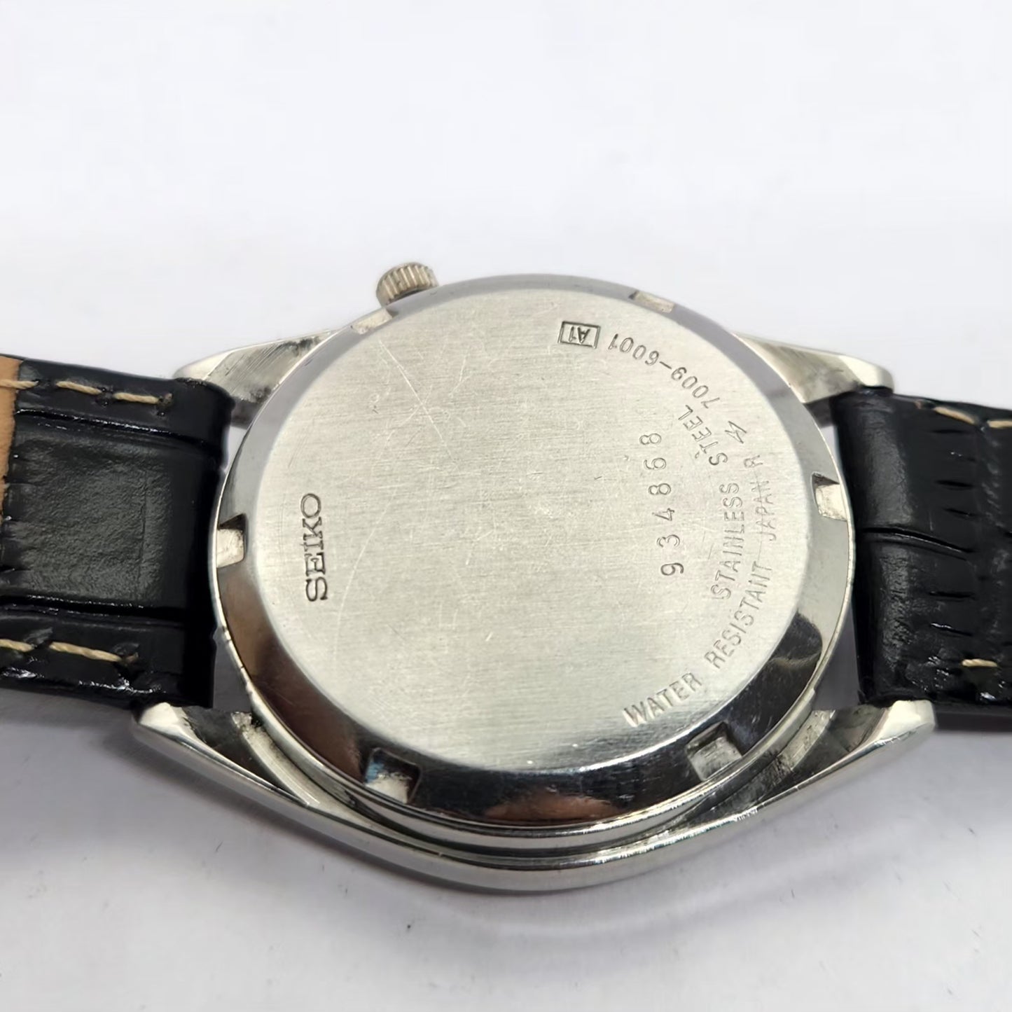 Vintage 1979 Original Seiko 5 Automatic 7009-6001 Black face 17 Jewels Day-Date Japanese Men's Wrist Watch OG283