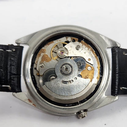 Vintage 1997 Original Seiko 5 Automatic 7s26-0090 Black Face 21 Jewels Day-Date Japanese Men's Wrist Watch OG287