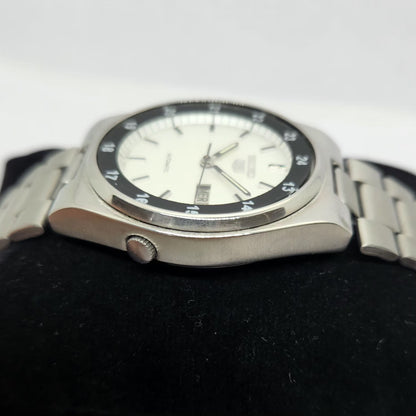 Vintage 1982 Original Seiko 5 Automatic 7009-316A White Face 17 Jewels Day-Date Japanese Men's Wrist Watch OG291
