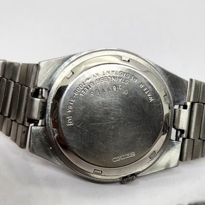Vintage 1982 Original Seiko 5 Automatic 7009-316A White Face 17 Jewels Day-Date Japanese Men's Wrist Watch OG291