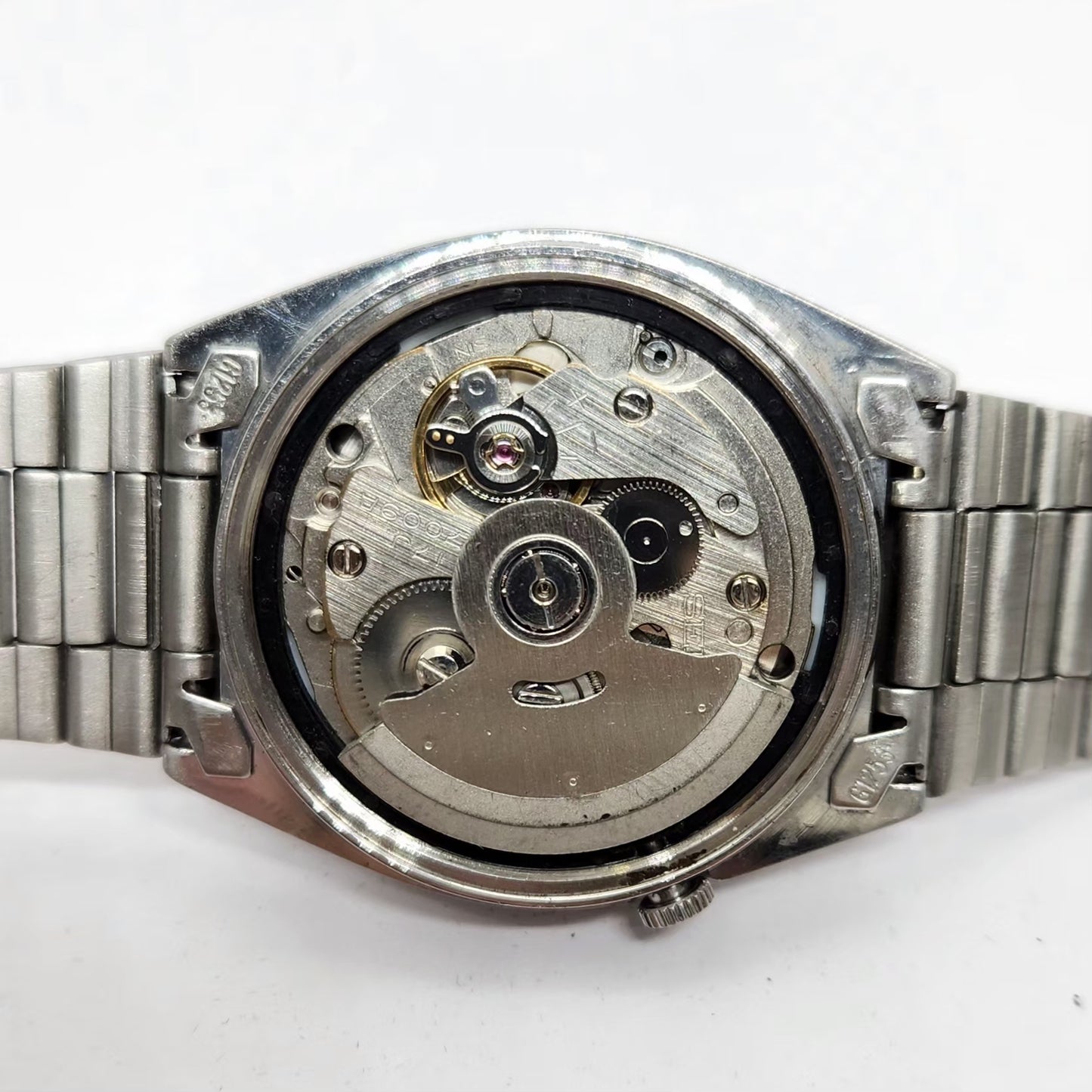 Vintage 1983 Original Seiko 5 Automatic 7009-3070 Black Face 17 Jewels Day-Date Japanese Men's Wrist Watch OG293
