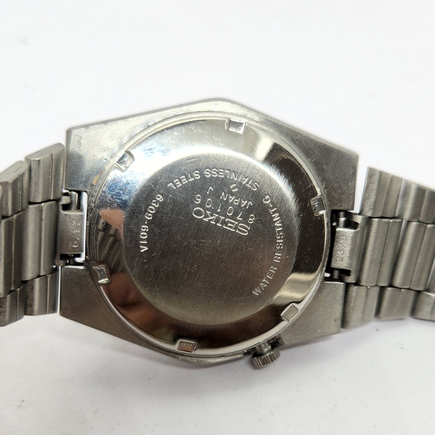 Vintage 1978 Original Seiko 5 Automatic 6309-601A Green Face 17 Jewels Day-Date Japanese Men's Wrist Watch OG296