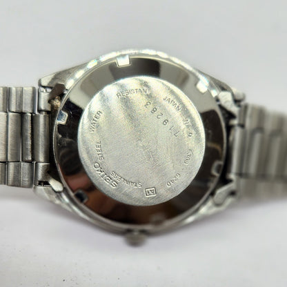 Vintage 1977 Original Seiko 5 Automatic 6309-6240 Grey face 17 Jewels Day-Date Japanese Men's Wrist Watch OG300