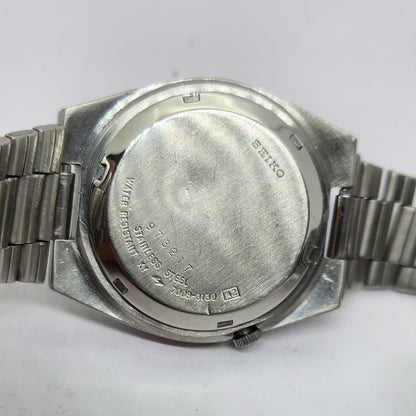 Vintage 1979 Original Seiko 5 Automatic 7009-3130 Grey face 17 Jewels Day-Date Japanese Men's Wrist Watch OG304