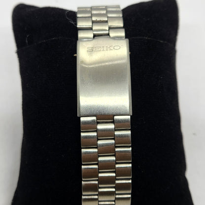 Vintage 1975 Original Seiko 5 Automatic 7019-8080 Silver face 21 Jewels Day-Date Japanese Men's Wrist Watch OG306