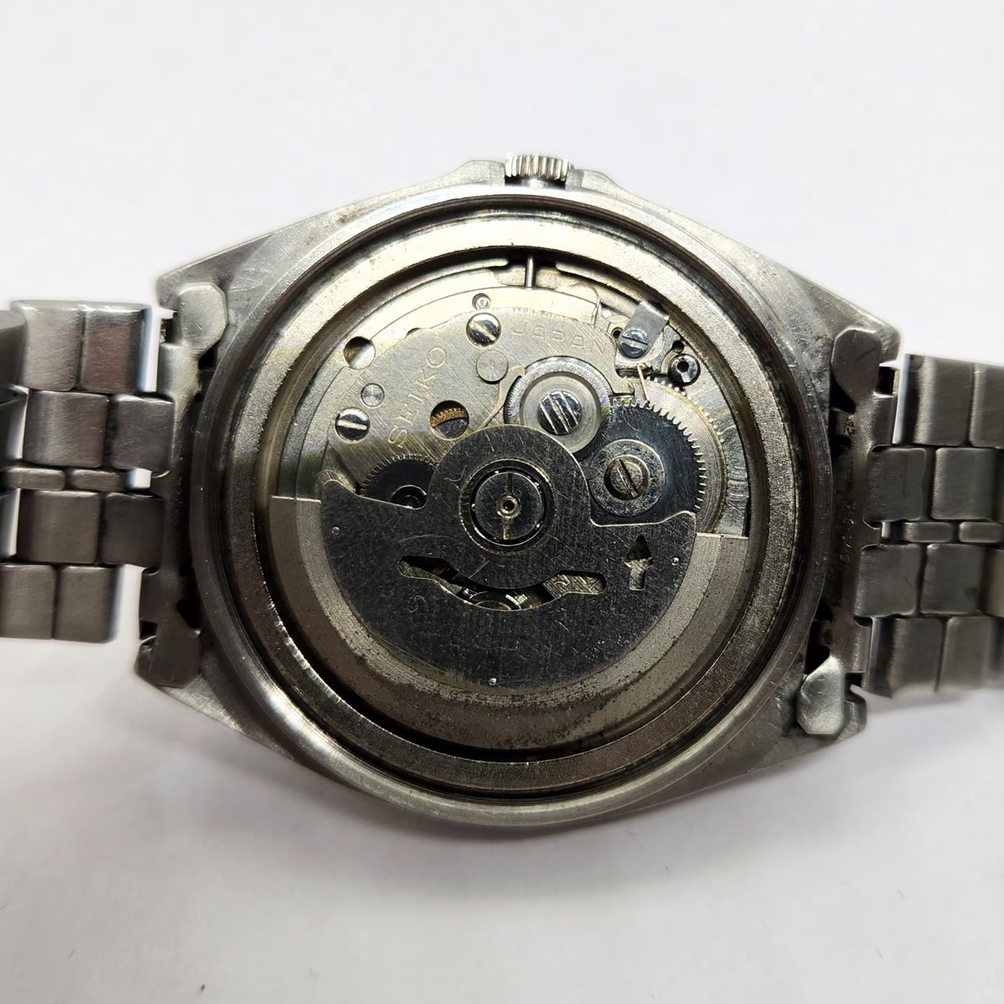 Vintage 1976 Original Seiko 5 Automatic 7009-5010 Silver Face 17 Jewels Day-Date Japanese Men's Wrist Watch OG308