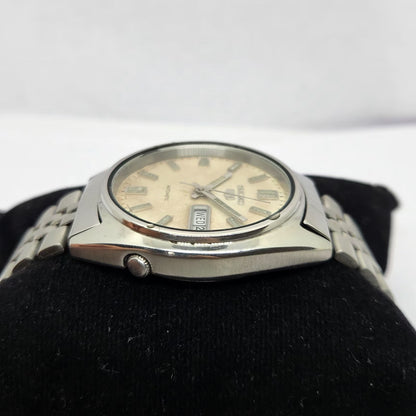 Vintage 1983 Original Seiko 5 Automatic 6309-8840 Cream Face 17 Jewels Day-Date Japanese Men's Wrist Watch OG310