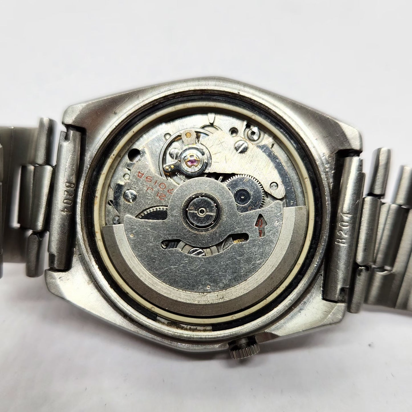Vintage 1976 Original Seiko 5 Automatic 7009-7370 Green Face 17 Jewels Day-Date Japanese Men's Wrist Watch OG315