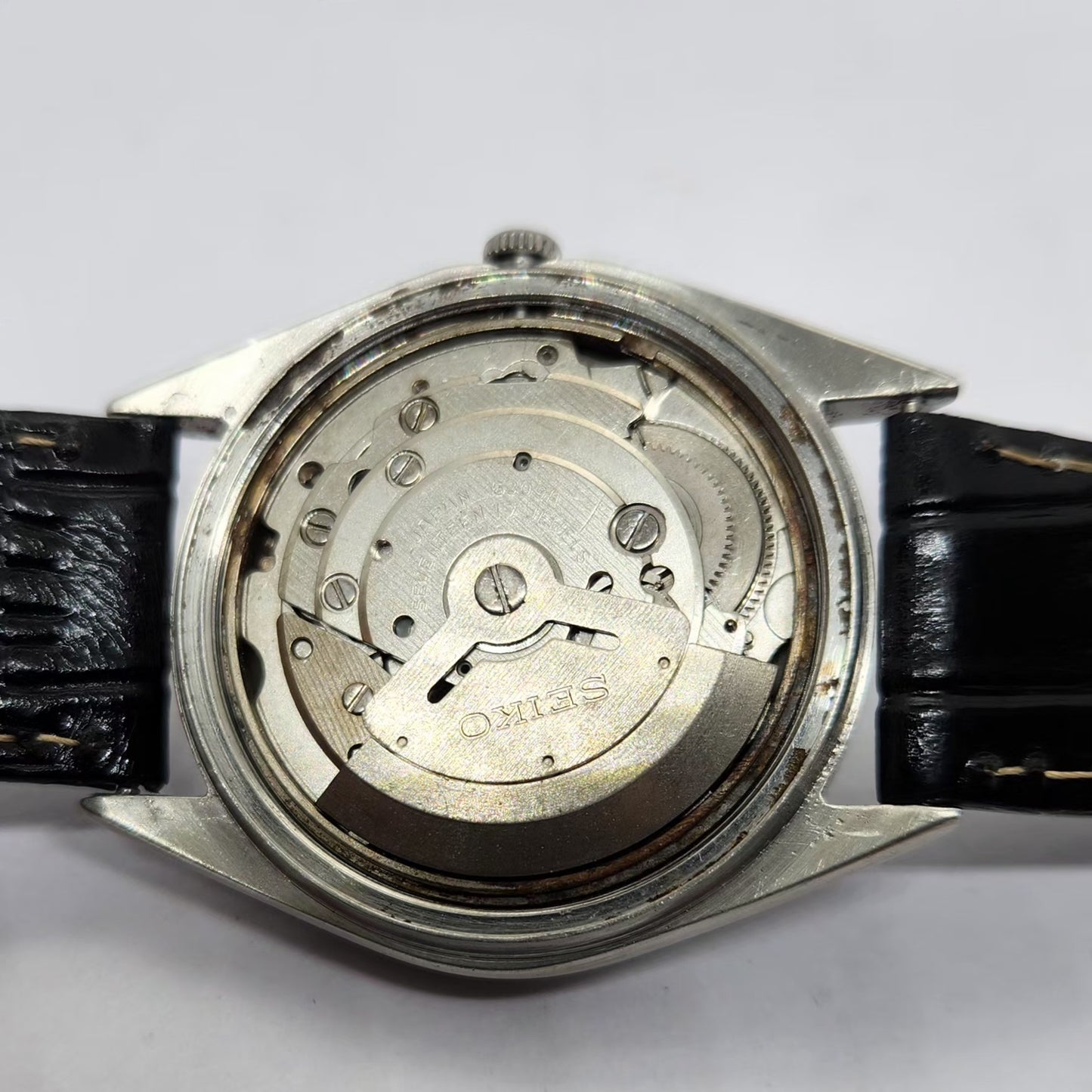 Vintage 1983 Original Seiko 5 Automatic 6309-8900 Silver Face 17 Jewels Day-Date Japanese Men's Wrist Watch OG318