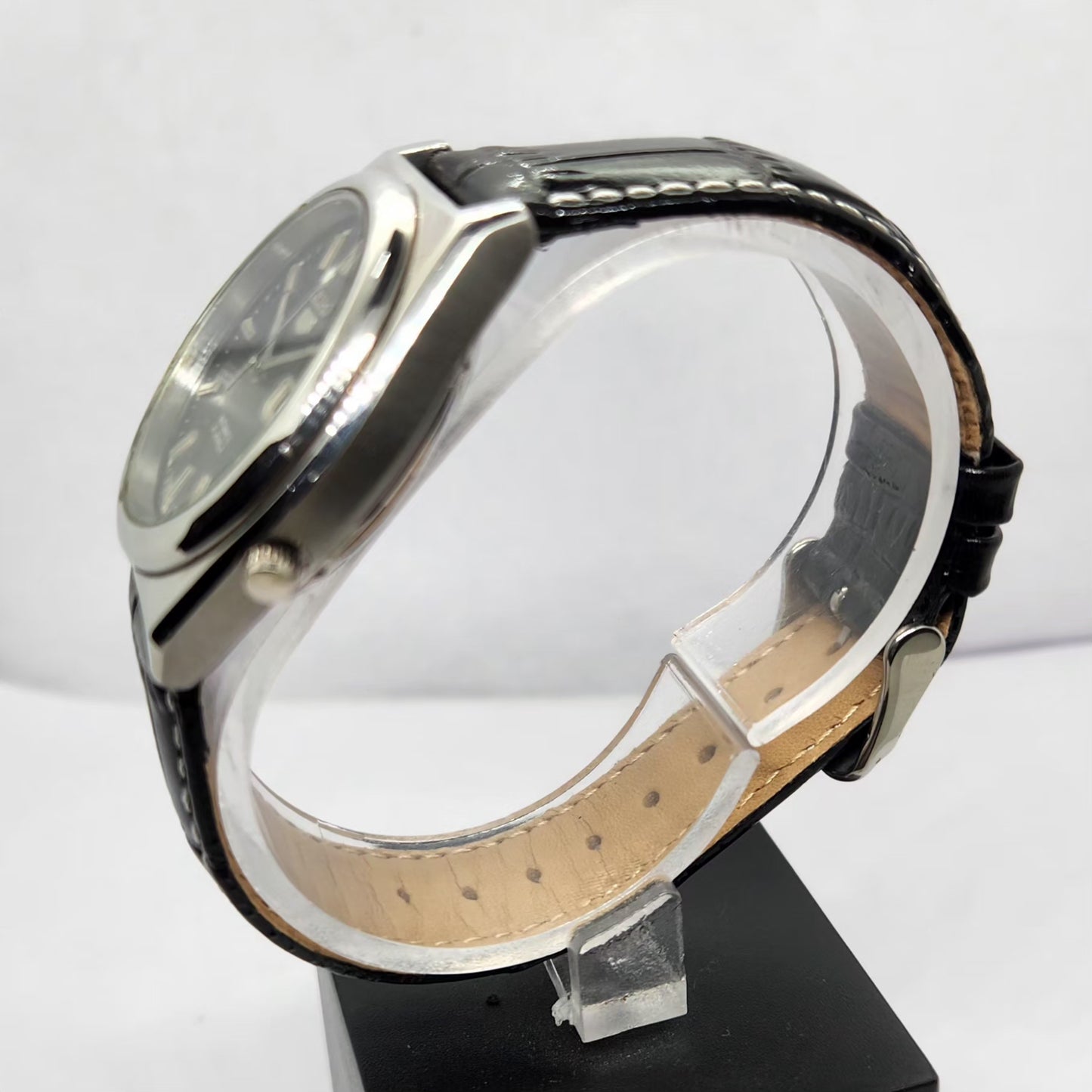 Vintage 1980 Original Seiko 5 Automatic 7S26-00Y0 Black Face 21 Jewels Day-Date Japanese Men's Wrist Watch OG320